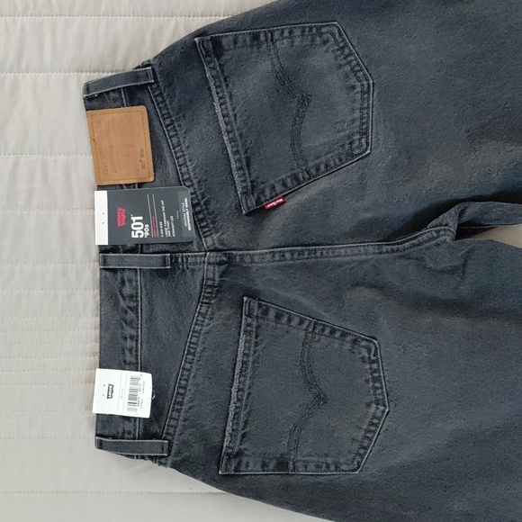 Levi's 501 '90s Straight Leg Jeans Stitch School Sz 26 - Picture 7 of 13